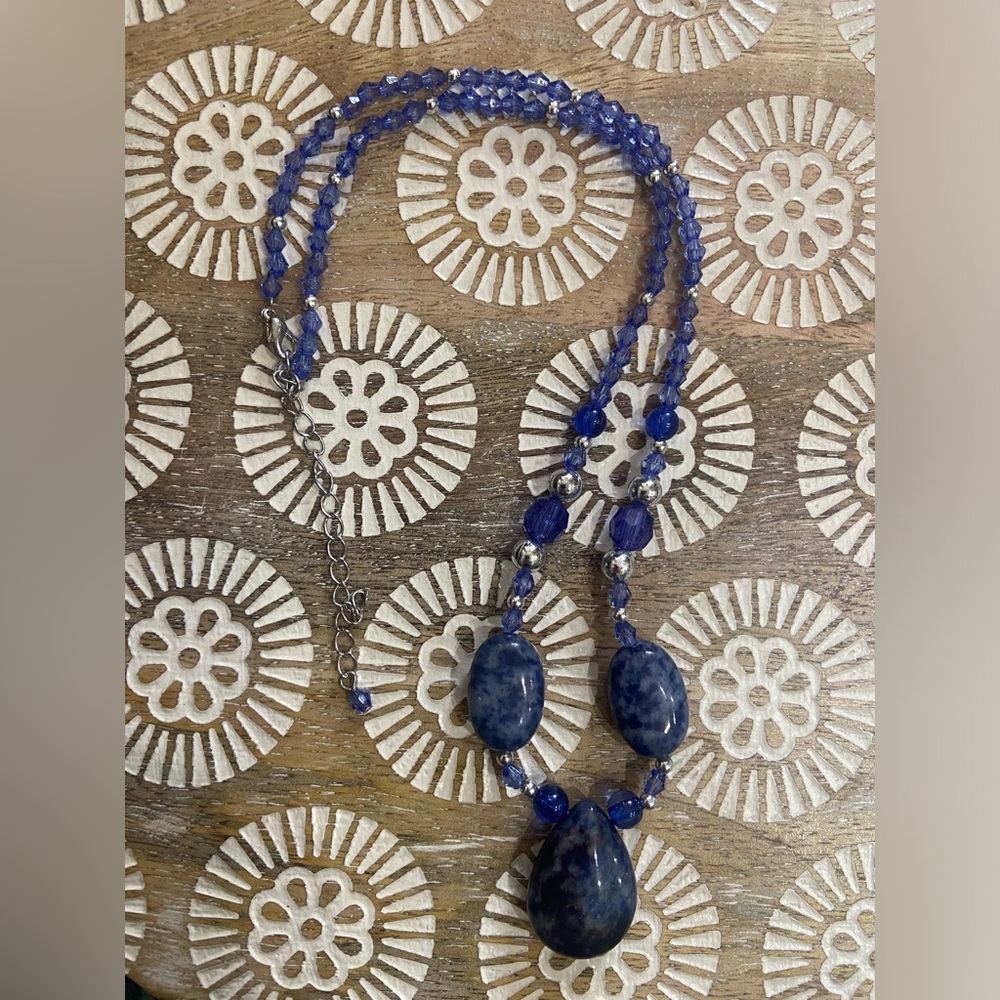 Lapis stone necklace
